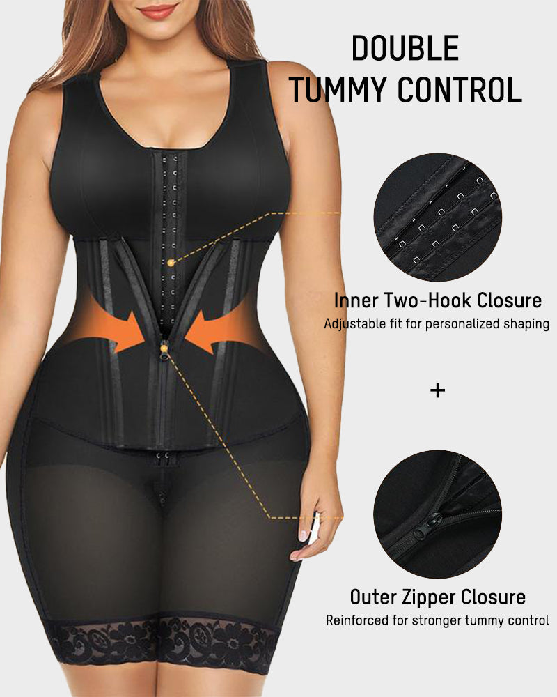 π Fajas Colombianas Double Tummy Control Full Body Shapewear β Sculpt Your Curves & Feel Confident β¨